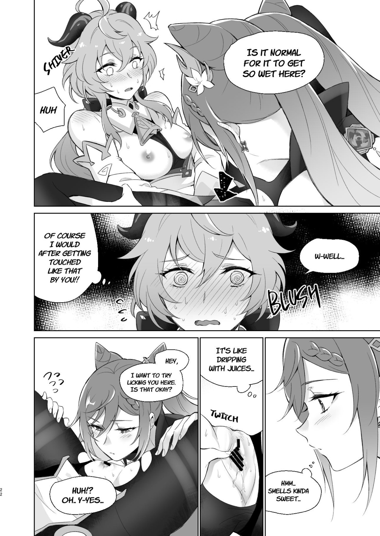 Hentai Manga Comic-Sleep With Me, Ganyu-Read-20